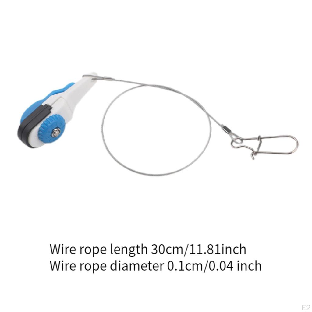 12 Inch Down Release Clip with Snap for Planer Board Sea Fishing