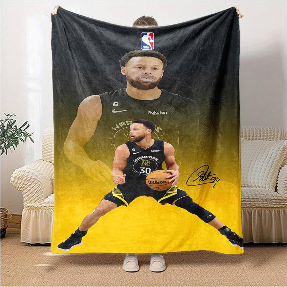 Steph Curry Star Game Out Blanket Soft & Cozy Perfect for Picnics Chair Seaside for All Occasions Modern Suitable for Gifting Relatives and Friends