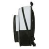 Рюкзак - Safta - Реал Мадрид 24/25 - Белый/Черный - 28x10x34см - Адаптируется к тележке