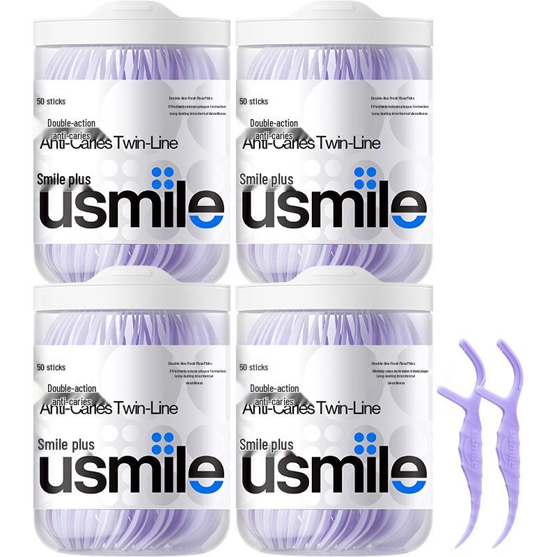 Usmile Dual-Line Dental Floss Sticks