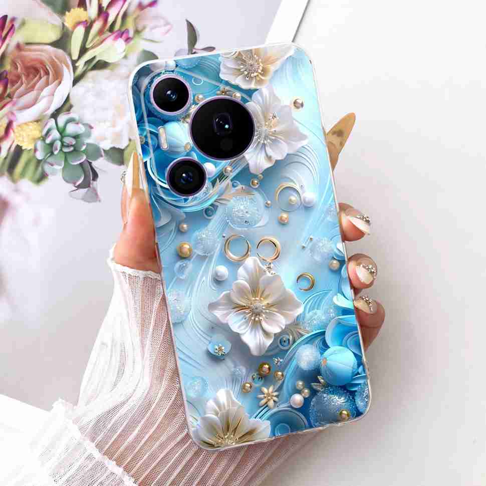 For Huawei Pura 70 Pro HBN-LX9 Case Luxurious Pattern Butterfly TPU Back Cover For Pura 70Pro+ 70 Pro Plus HBN-AL10 Phone Shell