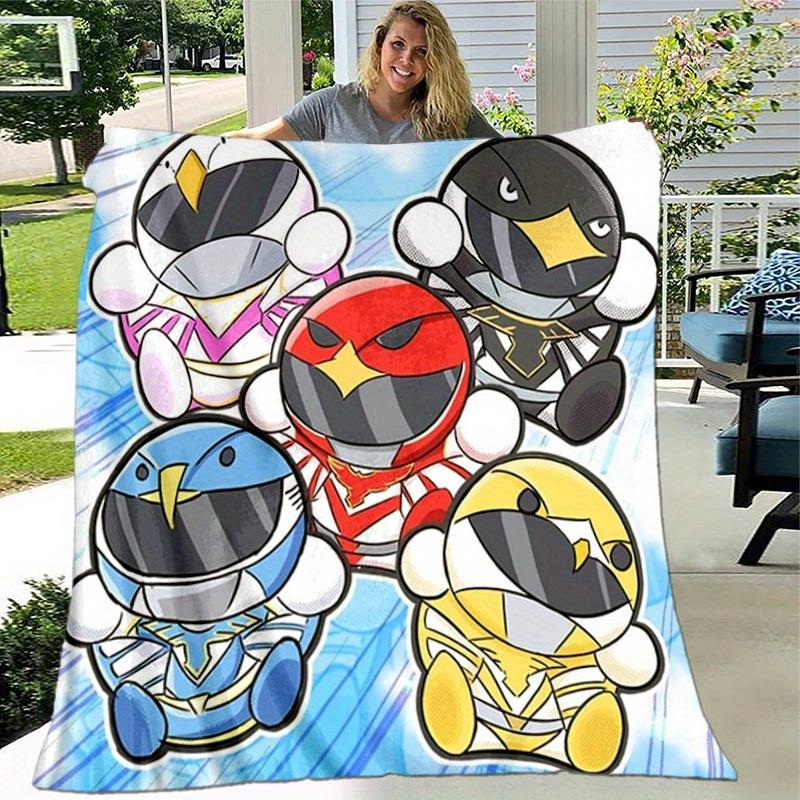 1 шт. Плед Power Rangers - Милый, Мягкий, Удобный Подарок на Любой Сезон Ho