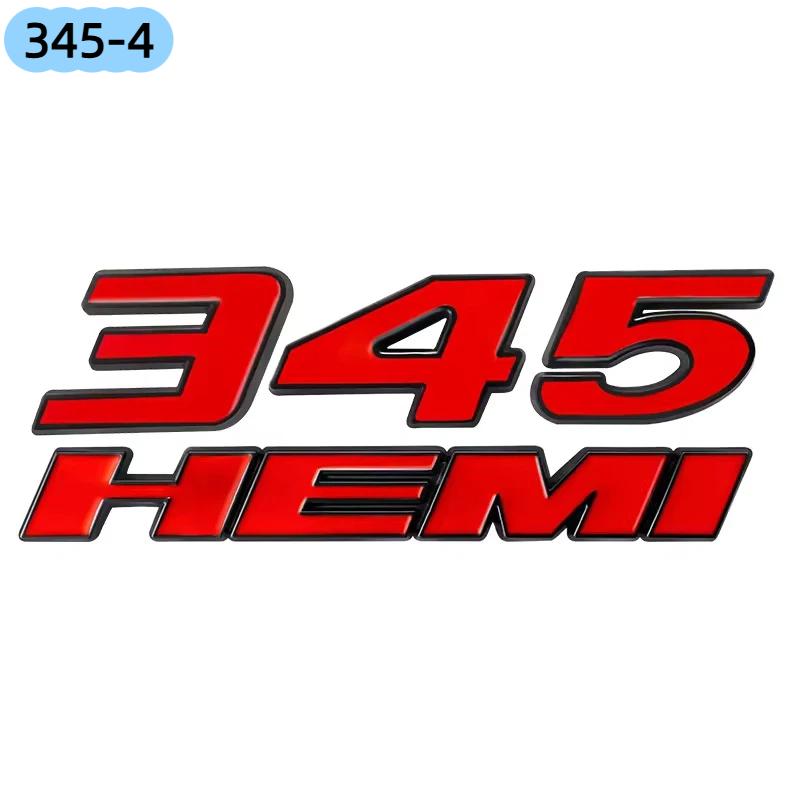 3D Металл 345 392 HEMI Эмблема Декор Наклейки Для D-odg-e Ram 1500 C-aliber Nitro C-aravan A-venger Dart C-hallenger Аксессуары