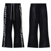 ZYLLO Wide Leg Pants Loose Sports Casual Straight Tube Trousers