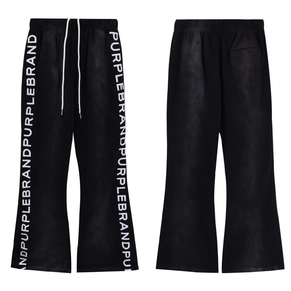 ZYLLO Wide Leg Pants Loose Sports Casual Straight Tube Trousers