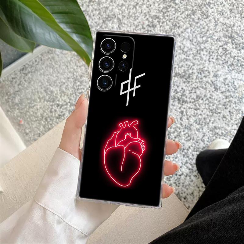 Singer PNL QLF Rapper Heart Clear Case For Samsung Galaxy S26 S25 S24 S23 Ultra S20 S21 FE S22 Plus S26 Ultra S25FE Phone Cover