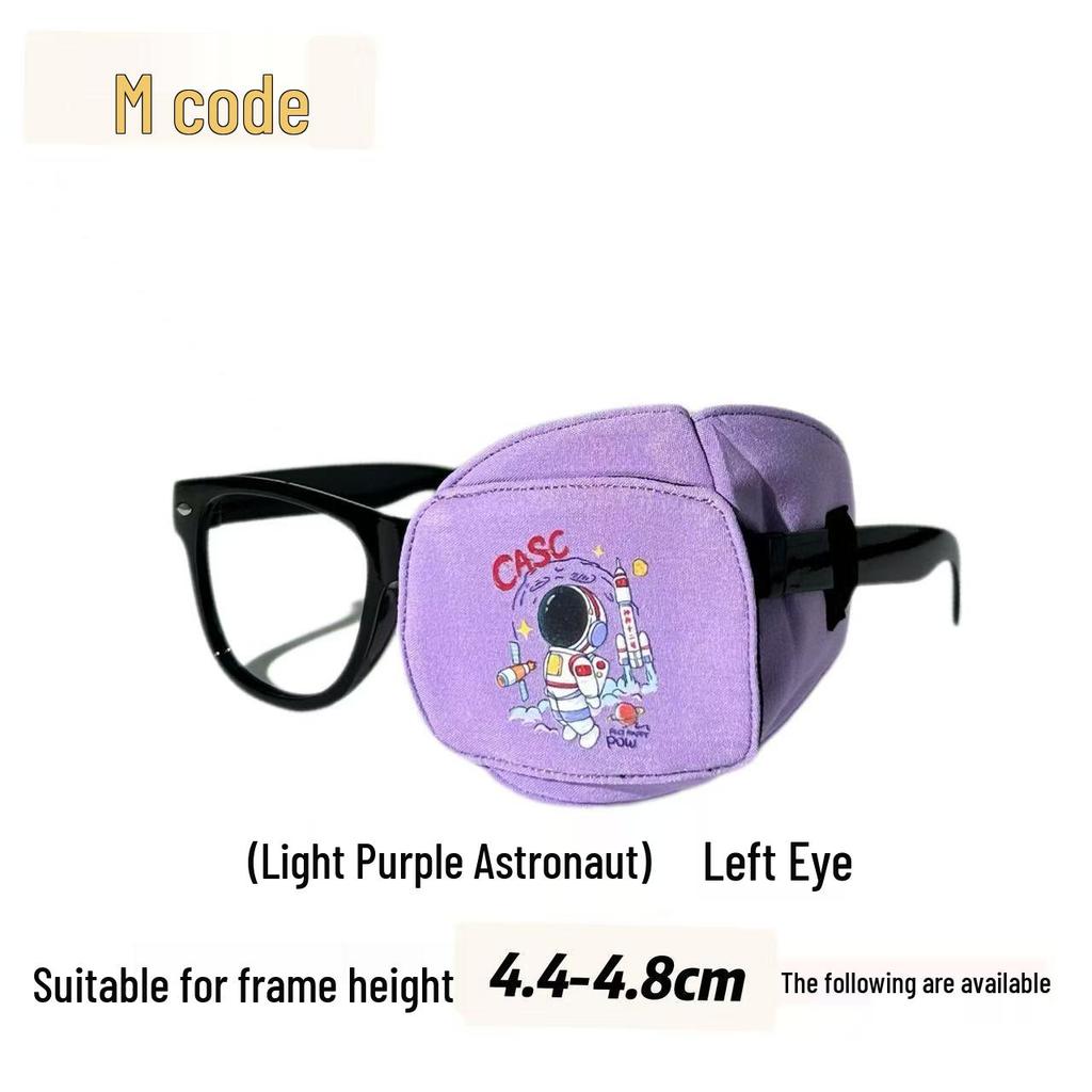 Детский патч для глаз из чистого хлопка при амблиопии для послеоперационных тренировок зрения и коррекции косоглазия/дальнозоркости