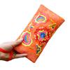 Women Ethnic Handmade Embroidered Wristlet Clutch Bag Zipper Purse Long Wallet