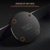 30W Ultra-Thin Aluminum Wireless Charger - 15W Fast Charging Fabric Texture