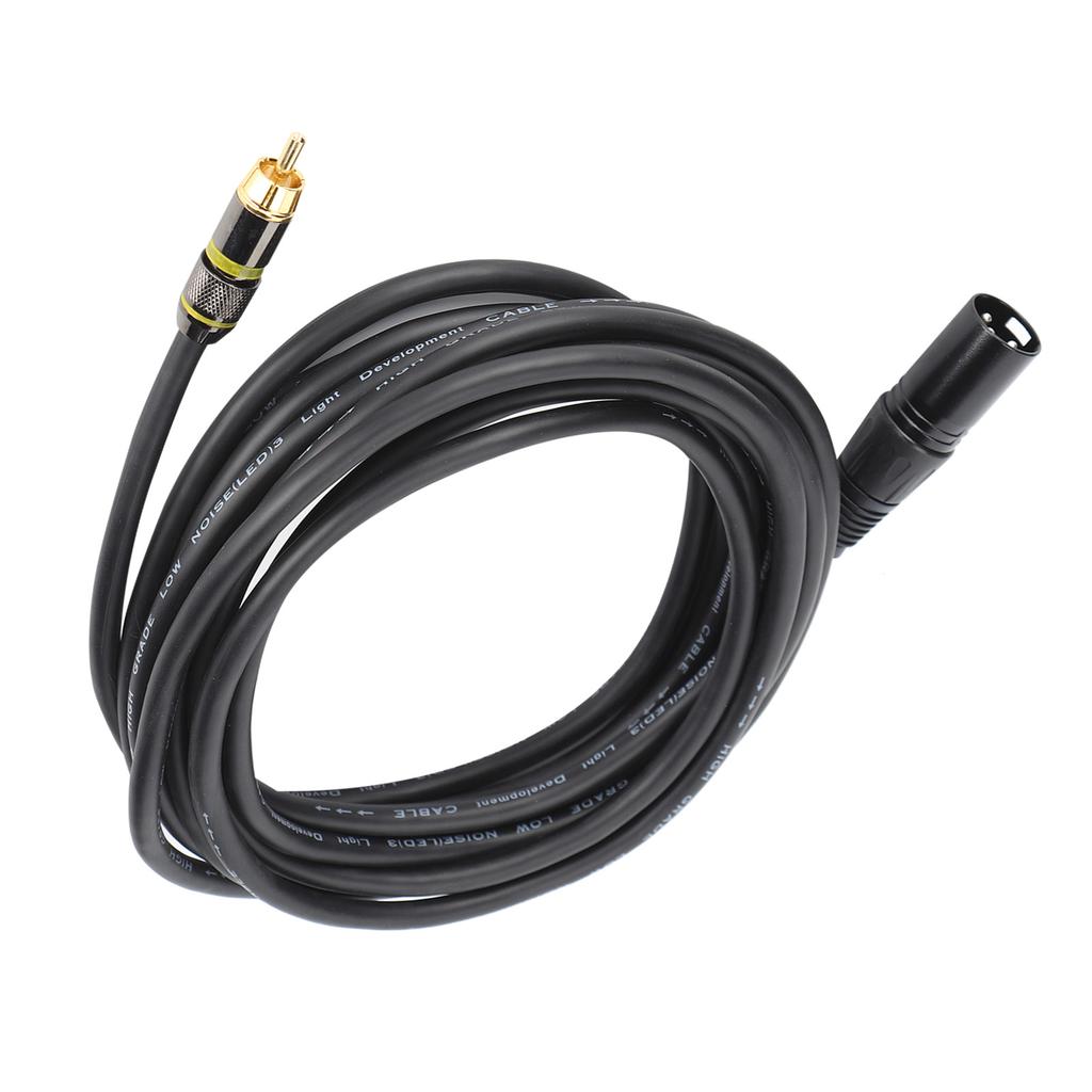 Кабель JORINDO XLR Male на RCA Male Прочный кабель XLR на RCA для микрофона и аудиооборудования JD6065 5M