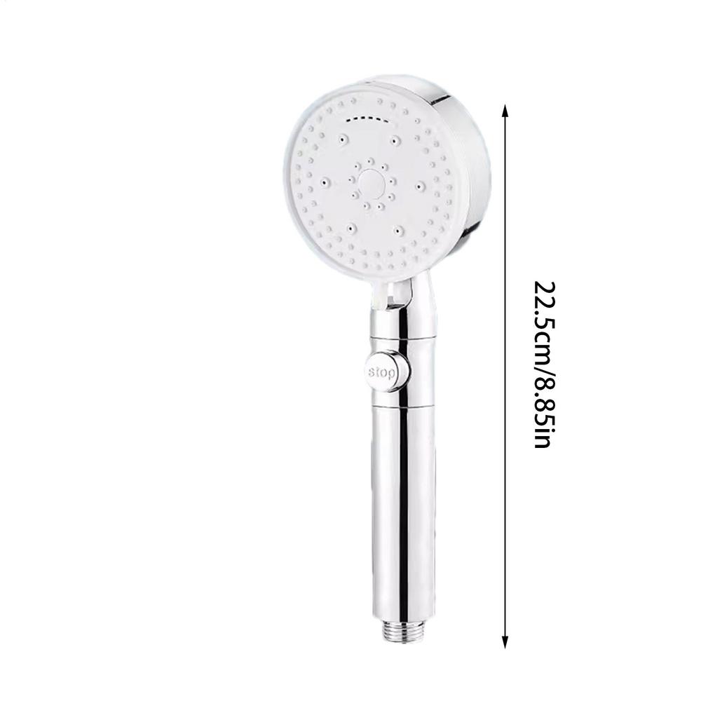 Bathroom Pressurized Hand Shower Package Accessories Shower Nozzle Large Water Output 8 Models Universal Adaptation Save Water