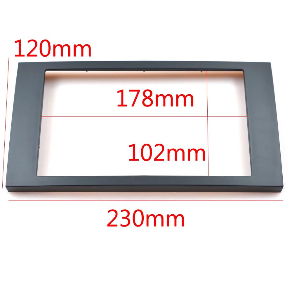 1set for Ford Double Din Stereo Fascia Fitting Kit Surround Wiring Adaptor Facia Panel Car Interior Fascias Replacement PartsGood product