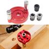High Precise Woodworking Dowel Jig Kit for 6mm 8mm 10mm Holes with Limit Rings Consistent Woodwork Hole Drilling Needs