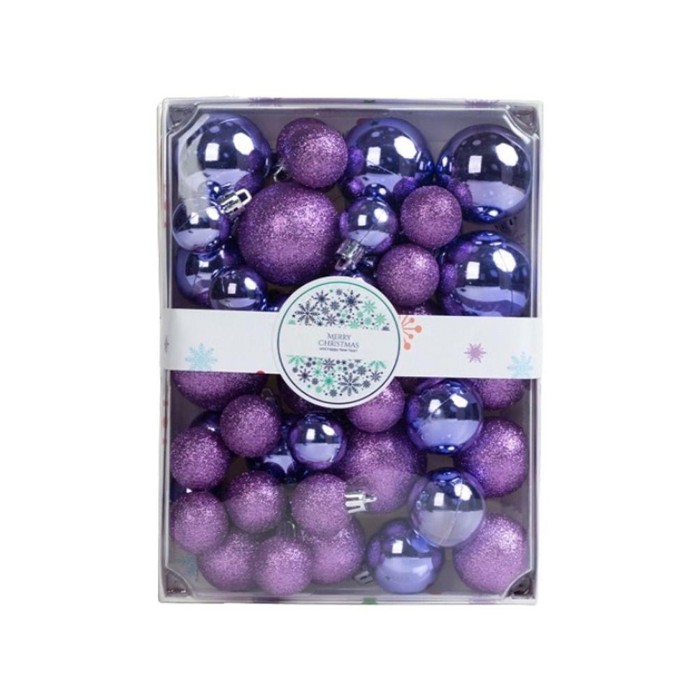 42 шт. Разноцветные гальванизированные рождественские подвесные шары  Украшение С Новым годом