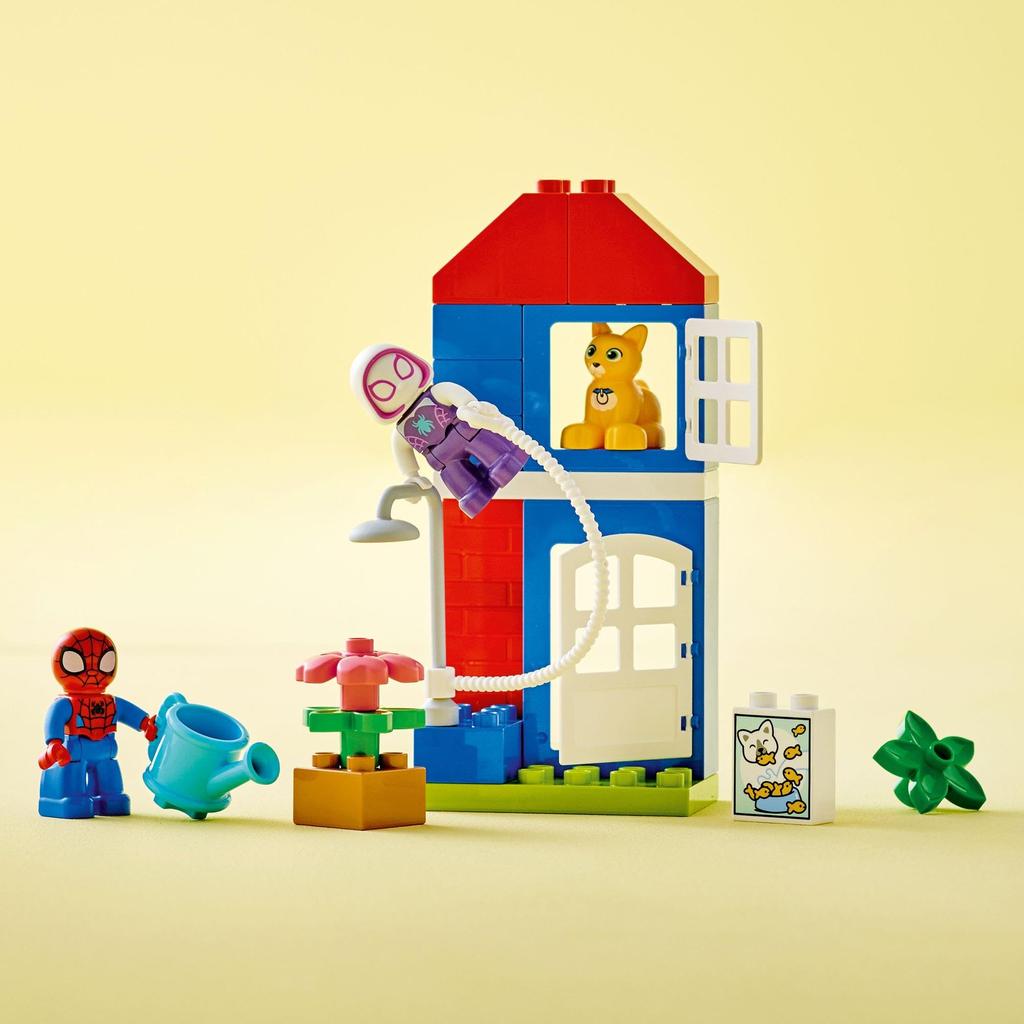 LEGO Duplo House 10995 Игрушечный блок Подарочный домик для младенцев Дом для мальчиков и девочек от 2 лет и старше Человек-паук