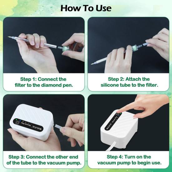 Набор для рисования стразами для взрослых, вакуумная ручка для рисования стразами, не требующая воска, инструмент для рисования стразами E-Painter