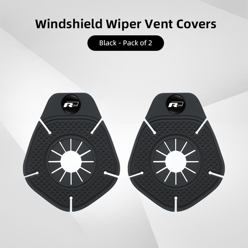 Car Wiper Hole Protective Covers Debris Leaves Dustproof Sleeve For VW GTI Polo Golf Passat B6 Tiguan Arteon Jetta T-ROC ID.4 CC ze7