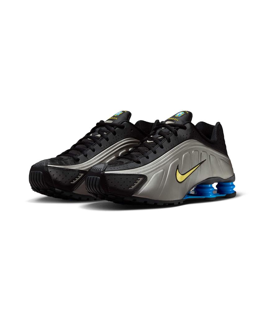 Nike Shox R4 Brazil M - Black:Metallic Pewter:Light Photo Blue:Canary / Io8134-001