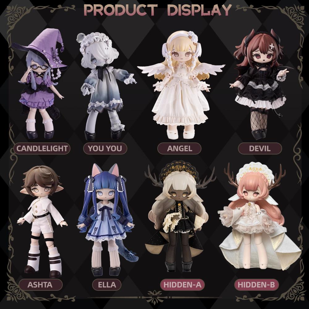 Оригинальный Stock Secret Realm Tour 1/12 BJD Кукла-сюрприз с подвижными суставами Настольные украшения Модные игрушки Куклы Подарки для мальчиков и девочек
