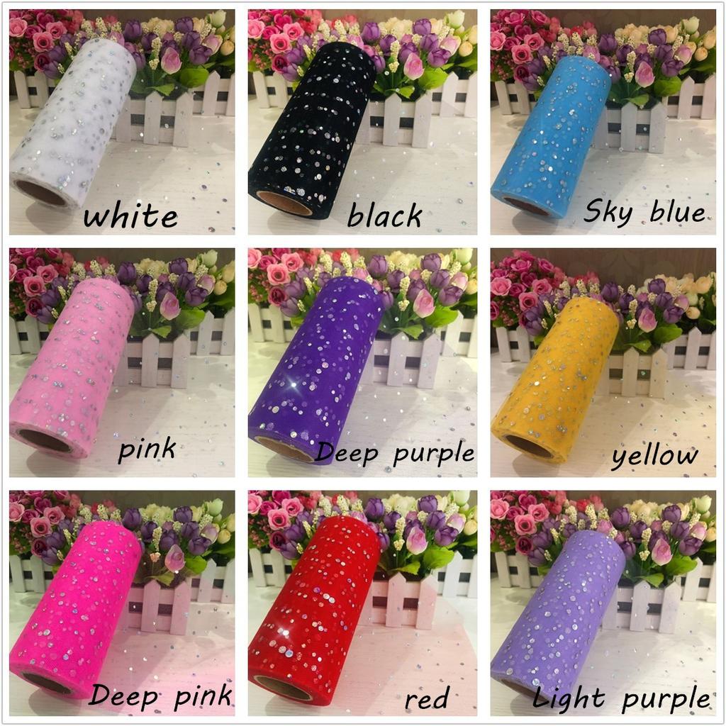 10 ярдов, тюль с лазерными блестками, рулон органзы, украшение для вечеринки, сделай сам, ткань-пачка, свадебное украшение, швейная сетка, юбка-пачка из органзы, аксессуары