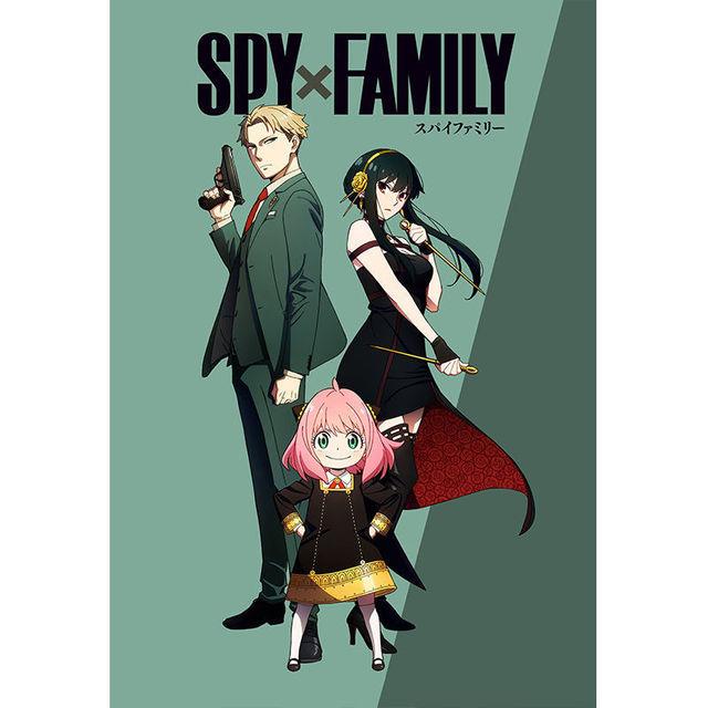 Anya Spy X семейные постеры и принты, декор для комнаты, аниме, детская спальня, домашний декор, холст, живопись, настенные художественные фотографии, Cuadros