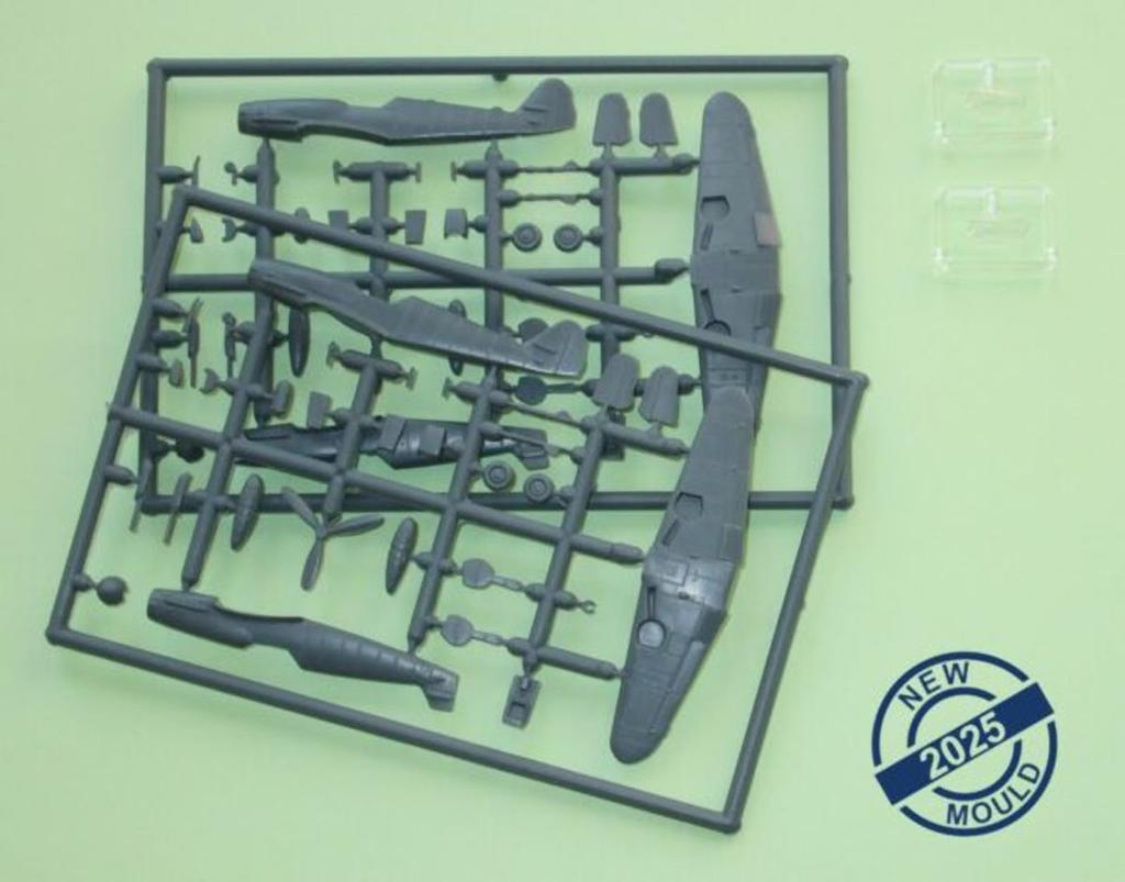 Mark I Plastic Model Kit MKM 144074N 1/144 Bf109K-4 "Kurfürst" (2 kits) (Airplane)