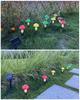Solar LED Mushroom Fairy Lights String Recessed Outdoor Garden Decoration Mushroom Illumination Lights with Solar IP65 Perfect for and Weddings
