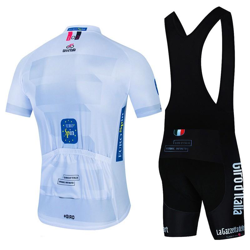 Mens Cycling Jersey Shorts Set Tour Of Italy Style Breathable Performance Wear