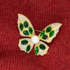 Luxury Butterfly Brooch Fashion Pearl Pins For Women Zircon Accessories Suit Coat Wedding Gifts Crystal Insect Jewelry
