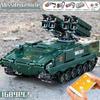 MOULD KING MOC основной красный флаг HJ-10 боевой противоракетный танк модель строительные блоки кирпичи детские развивающие игрушки подарки на день рождения
