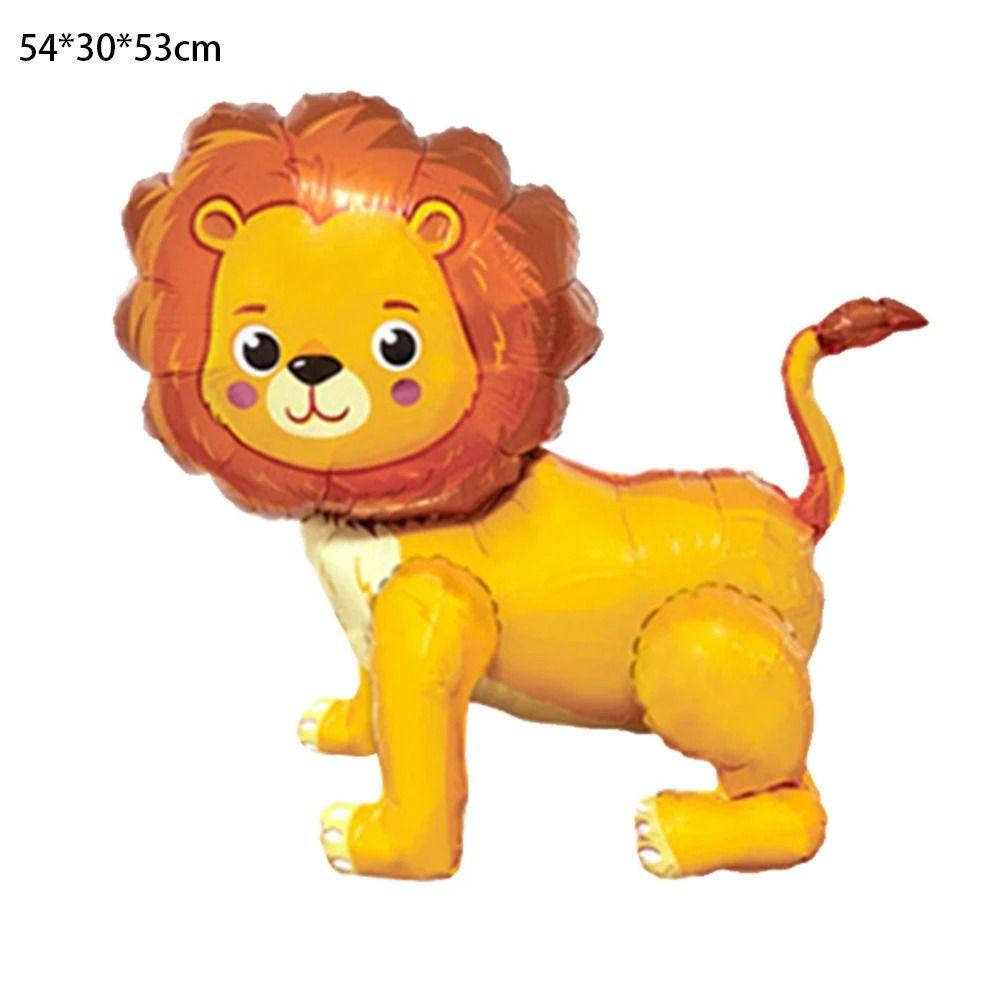4D Прогулочный Фольгированный Шар Джунгли День Рождения Животное Тематическая Вечеринка Дети Гигантские Воздушные Шары