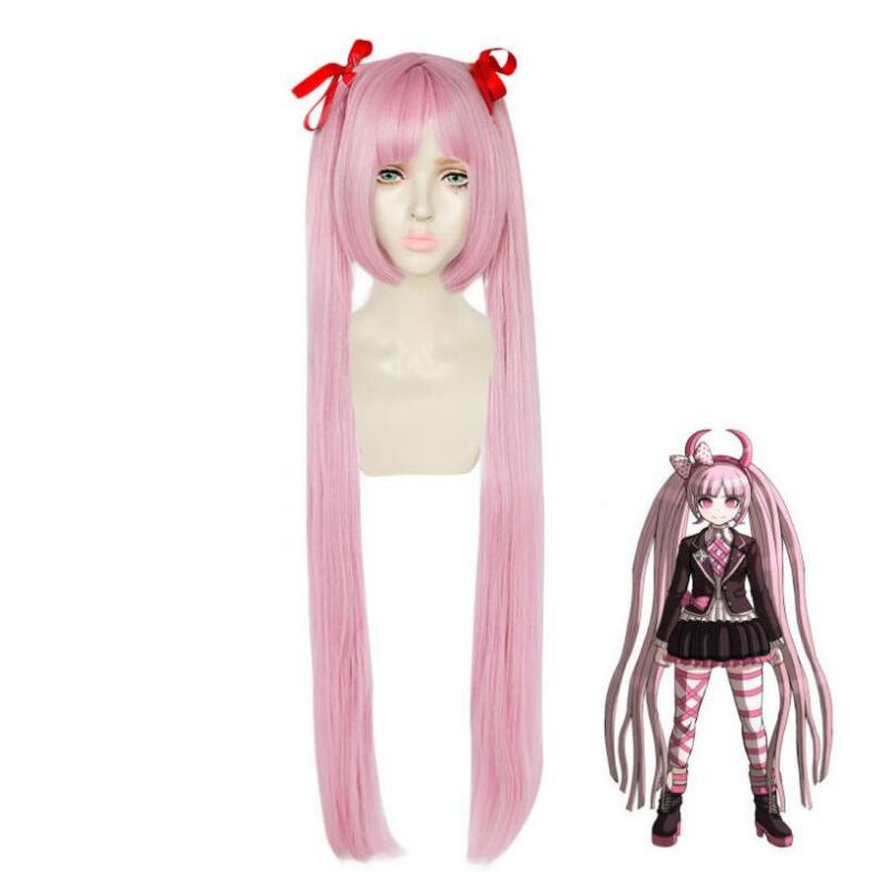 Аниме женский длинный парик косплей Danganronpa Utsugi Kotoko костюм Dangan Ronpa Another Episode термостойкие волосы ( Без головного убора )