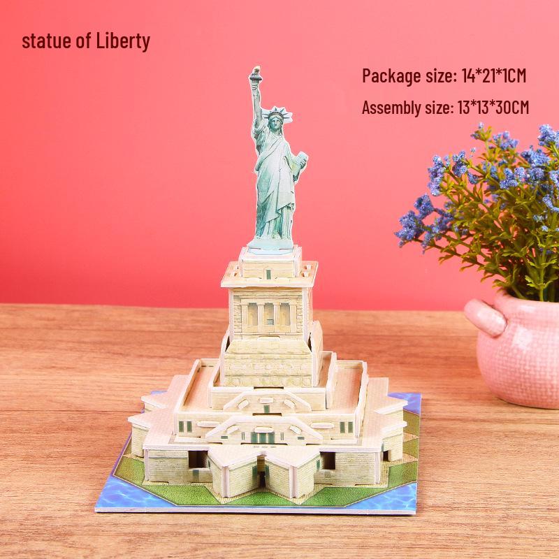 3D Сделанный вручную DIY Развивающий пазл для развития в раннем детстве