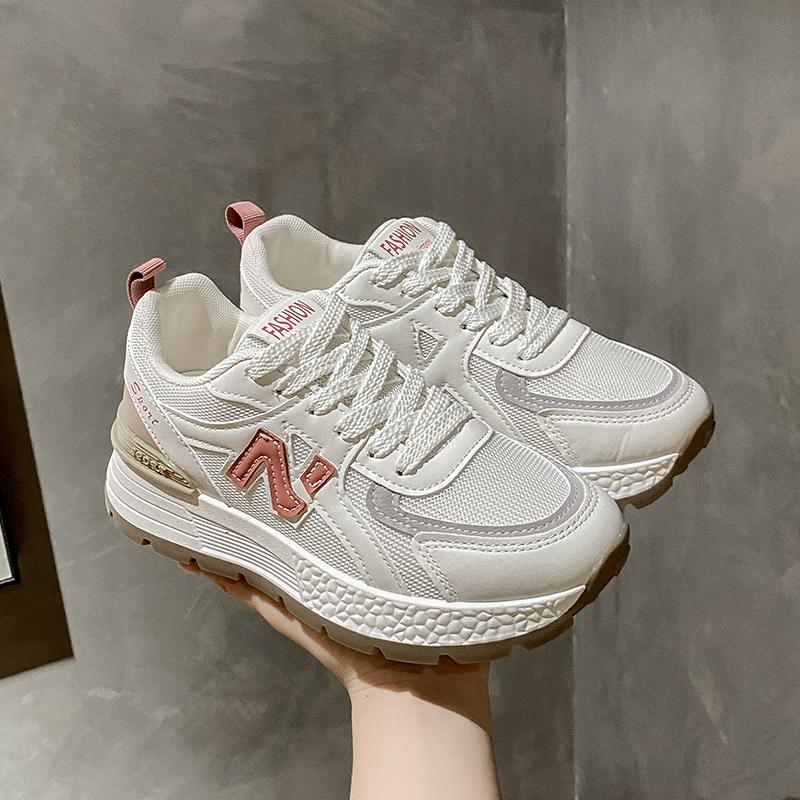 Мода 2024 новые Женские Повседневные Туфли Модные Дышащие Сетчатые Кроссовки на Плоской Подошве для Ходьбы