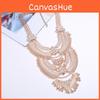 Long Necklace Vintage Multi Layered Collarbone Chain For Fashion Enthusiasts