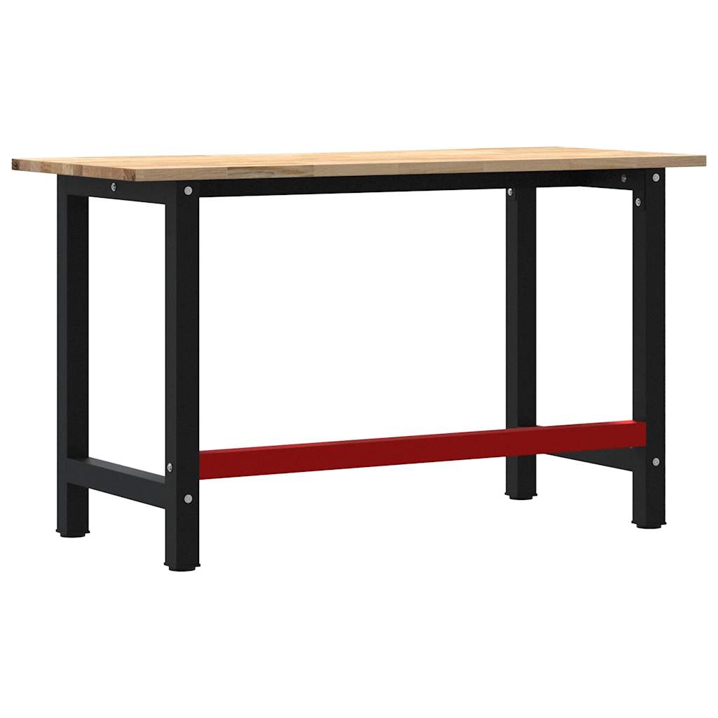 Workbench 140x60x81.5 cm Solid Oak