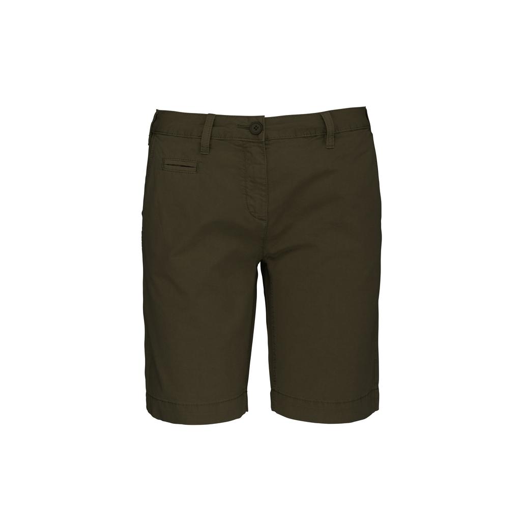 Kariban Womens/Ladies Washed Effect Bermuda Shorts
