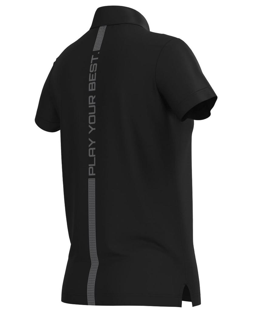 Женская футболка-поло с коротким рукавом Ping Apparel (Защита от УФ-лучей и испарительное охлаждение) / Гольф / 622-4260808 011_Черный, Размер M