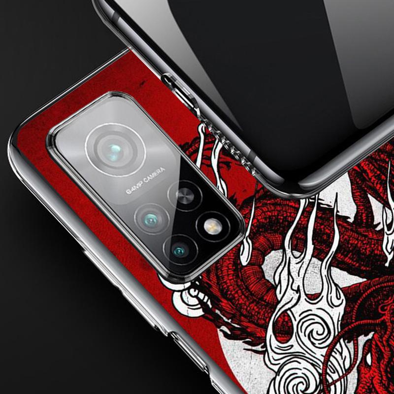 Asian Dragons Animal Tattoo Cover Phone Case For Xiaomi Redmi Note 15 14 13 12 11 10 Pro Plus 14S 12S 11S 11T 11E 10S Soft Funda