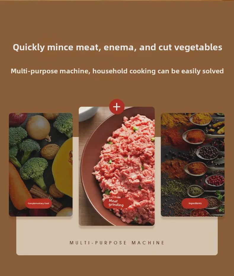 Многофункциональная мини-электрическая чесночница и комбайн для детского питания