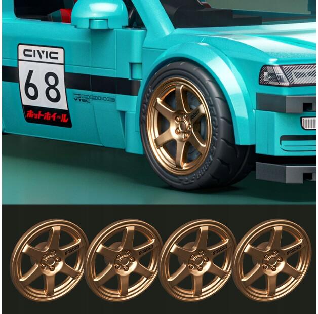 Прочие конструкторы Mattel Brick Shop Klocki Hot Wheels Speed Series ’90 Honda Civic Ef JHF62