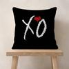 Rapper The Wweeknd X O album  Cushion Cover Pillowcase Upholstery Sofa Throw Pillow Home Decor Pillowcas