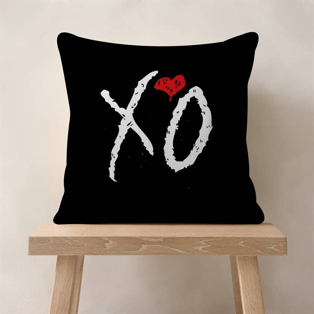 Rapper The Wweeknd X O album Cushion Cover Pillowcase Upholstery Sofa Throw Pillow Home Decor Pillowcas