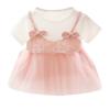 Baby Girls' Dress Kids Dress Children's Princess Dress Summer Short Sleeved Gauze Dress
