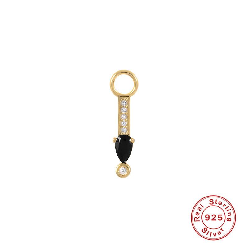 Серьги-шармы из стерлингового серебра S925, подвеска-шарм, серьги-подвески, аксессуары для серег, серьги для работы, подвеска-серьга, женские