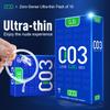 003 Ultra-thin Condom Safe Sex Super Smooth Super Lubrication Transparent Natural Latex Condom Sex Product for Adult