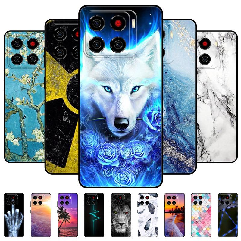 For ZTE Blade A56 Case Soft Silicone Protect Cover For ZTE Blade A56 4G Phone Case Z2473 6.75" Shockproof TPU Funda Shell Bumper