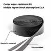Bicycle Handlebar Tape Faux Leather Self-adhesive Anti-slip Shockproof Sweat Absorption Bike Handle Wrap Straps