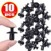 10/30/50/100pcs 8mm Plastic Rivets Fasteners Screw Car Bumper Fender Black Rivet Car Fastener Clips for Toyota Focus Kia Nissan Yamaha