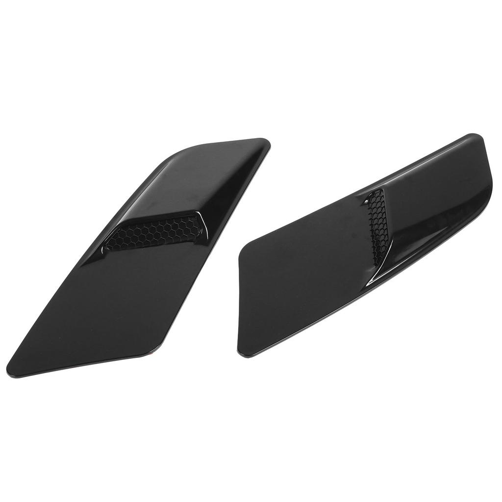 2 Pcs Engine Bonnet Air Vent Cover Front Bonnet Decoration Replacement for Ford Mustang 2015 to 2017